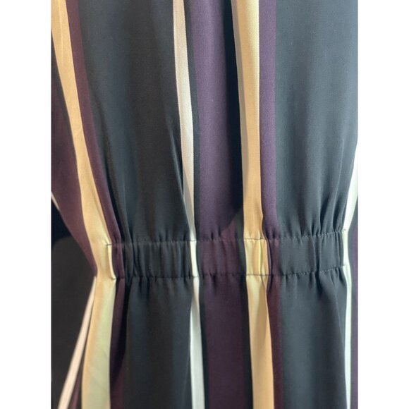 Chicos Womens Striped Open Front Blazer Jacket 2P Polyester - Picture 5 of 16